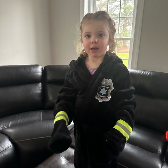 NWT POLICE MAN BEACH COVER UP ROBE - Picture 4 of 6